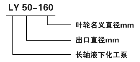 LY立式长轴液下泵型号意义