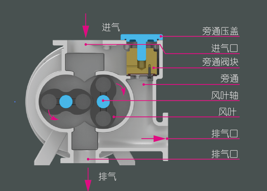 罗茨真空泵特点|罗茨真空泵使用|特点与原理