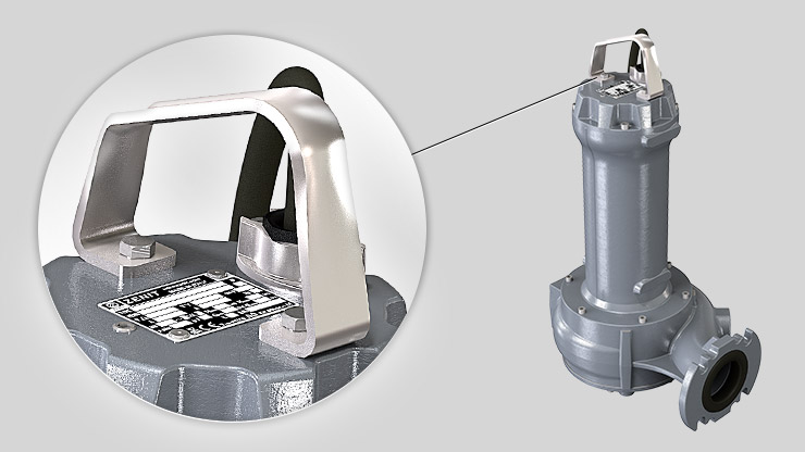 Zenit Grey Series electric submersible pump handle