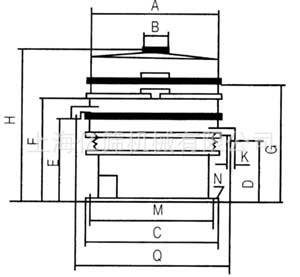 旋振筛外形图
